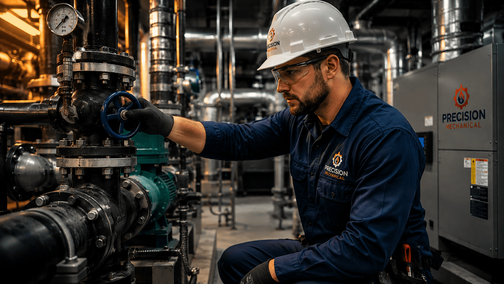 Mechanical contractor website example